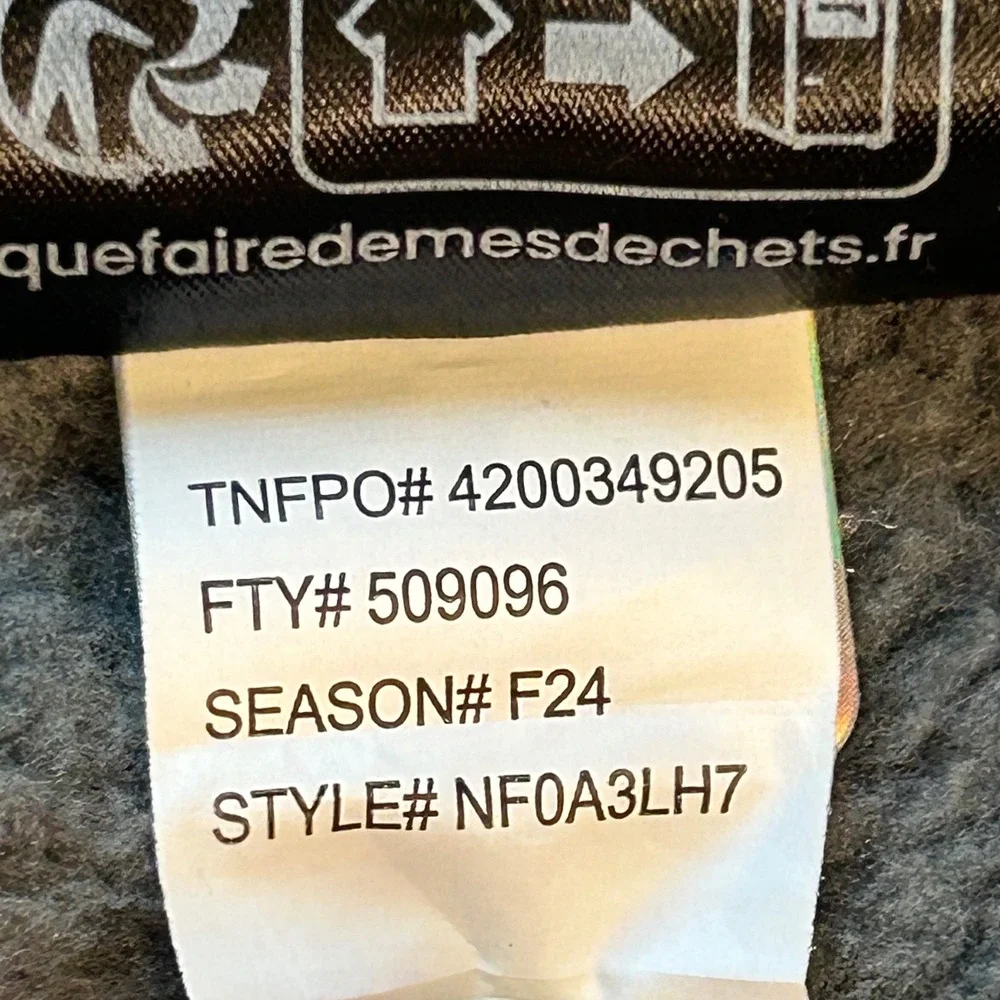 The North Face Gordon Lyons Full Zip Fleece Jacket Grey Heather NF0A3LH7 Mens XL